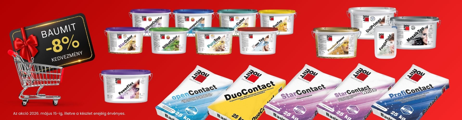 Tavaszi Baumit AKCIÓ – 8% kedvezmény